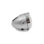 Preview: Eierlampe 102mm Grau / Chrom